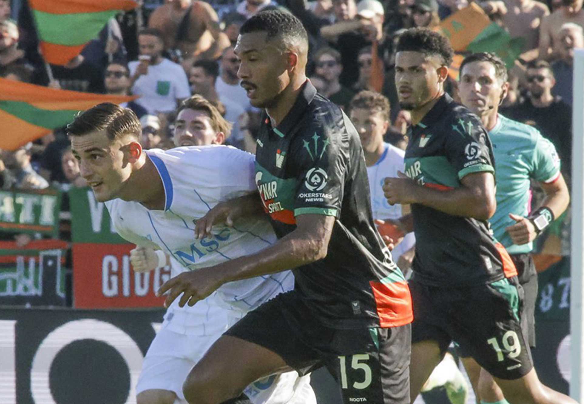 La partita Venezia - Napoli 1-0 del 17 ottobre 2026 è stata palesemente compromessa da Lucca, da Cigno a psicodramma di Moncalieri.