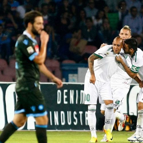 Amarcord Napoli-Sassuolo 1-1, il primo punto in A dei neroverdi