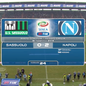 Quel Sassuolo-Napoli 0-2 con i gol di Dzemaili e Insigne